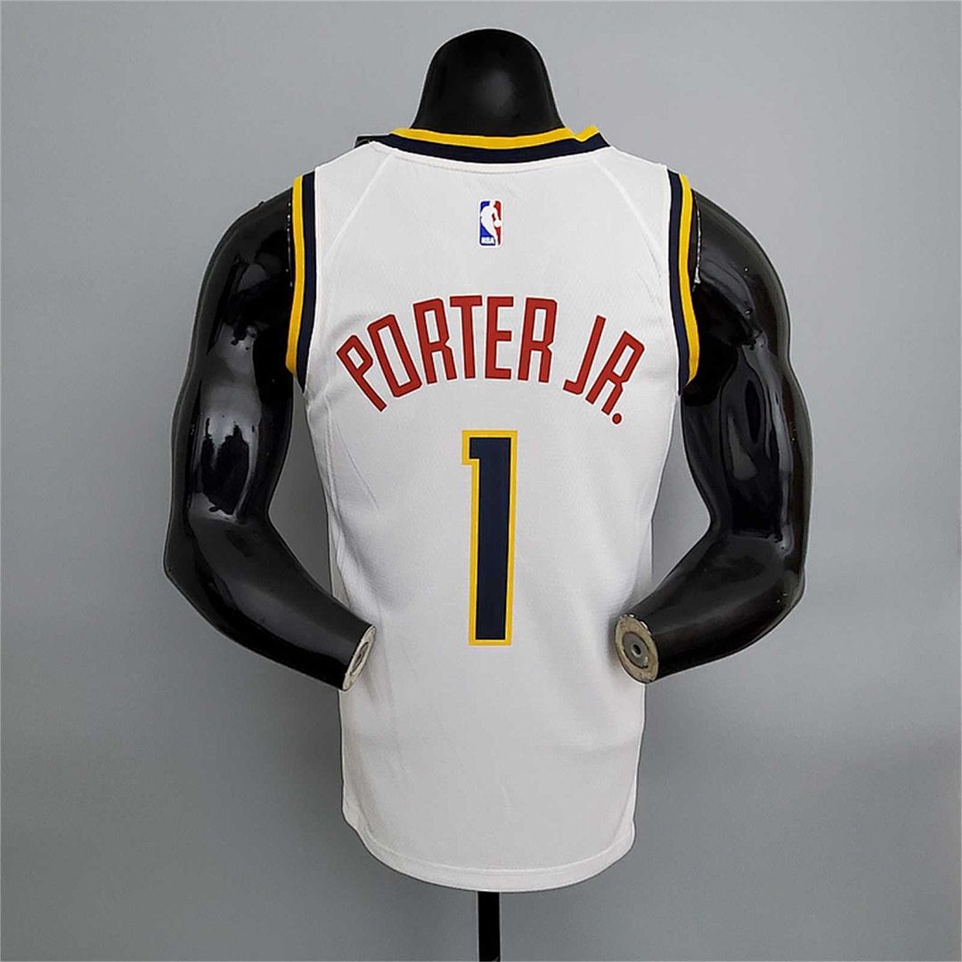 Nuggets Porter jr.#1 Limited White 6