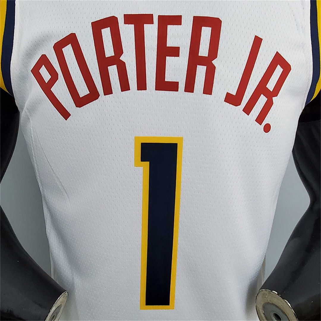 Nuggets Porter jr.#1 Limited White 7