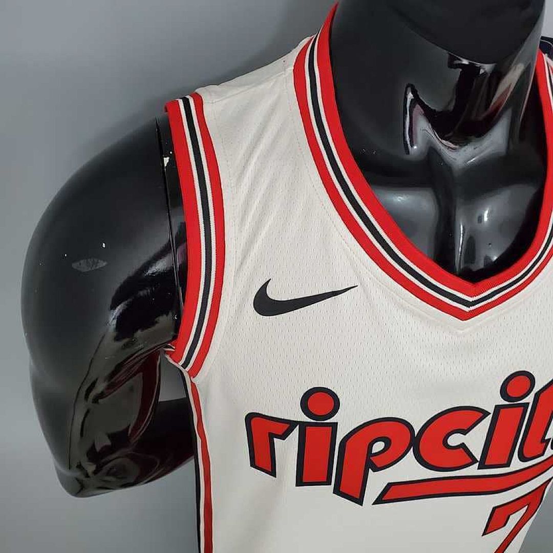 ROY#7 Portland Trail Blazers Beige 6