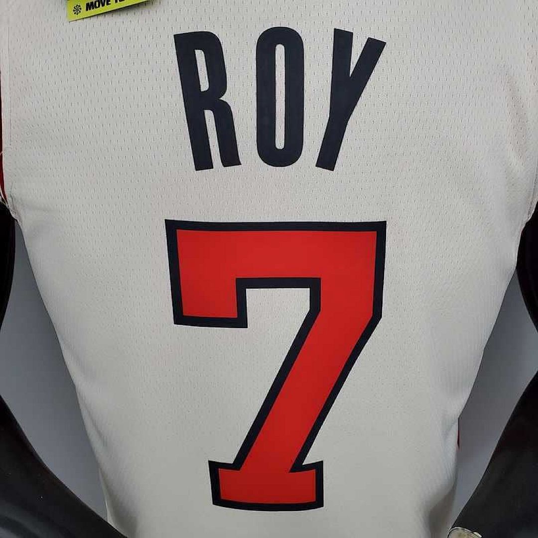 ROY#7 Portland Trail Blazers Beige 8