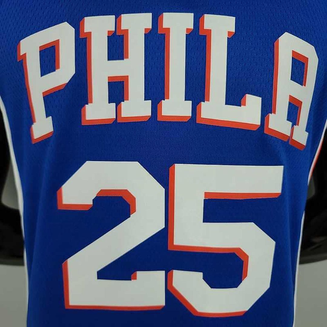 SIMMONS#25 Detroit Pistons blue 6