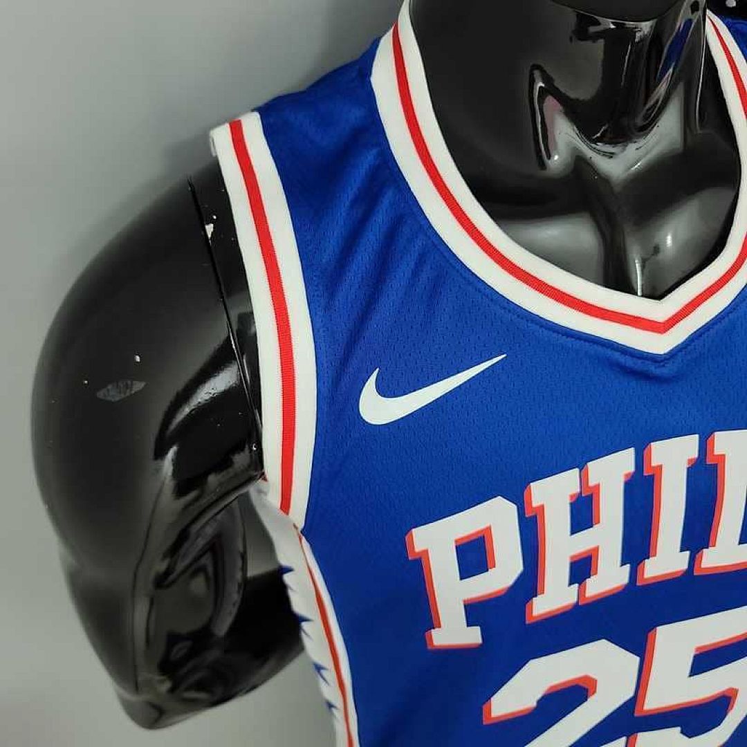 SIMMONS#25 Detroit Pistons blue 7