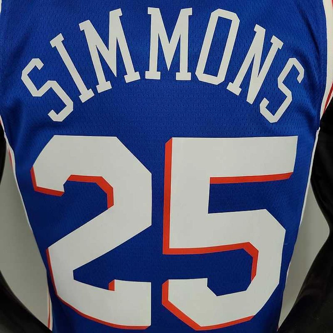 SIMMONS#25 Detroit Pistons blue 8