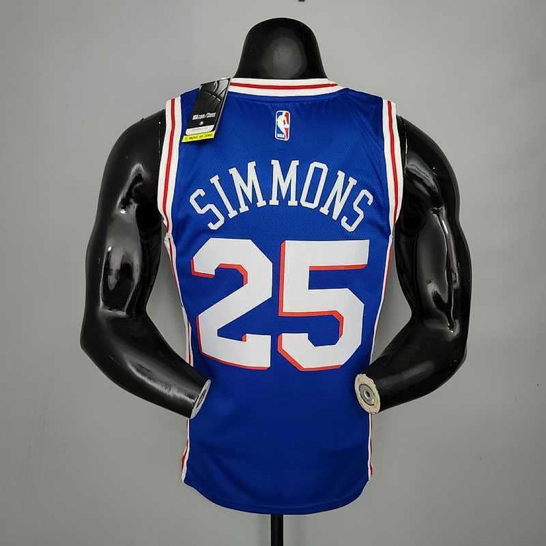 SIMMONS#25 Detroit Pistons blue 9
