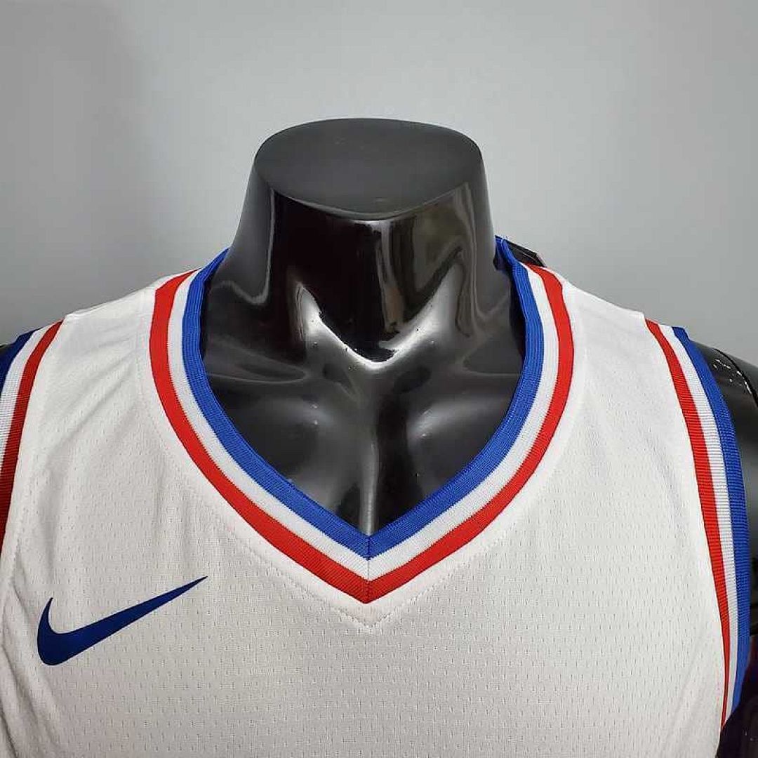 SIMMONS#25 Detroit Pistons white 2