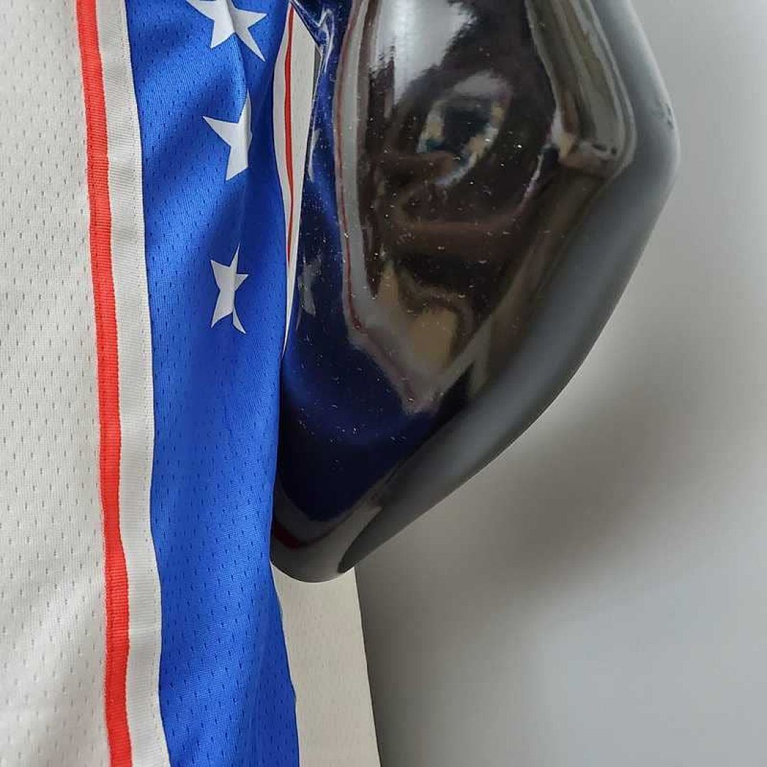 SIMMONS#25 Detroit Pistons white 4