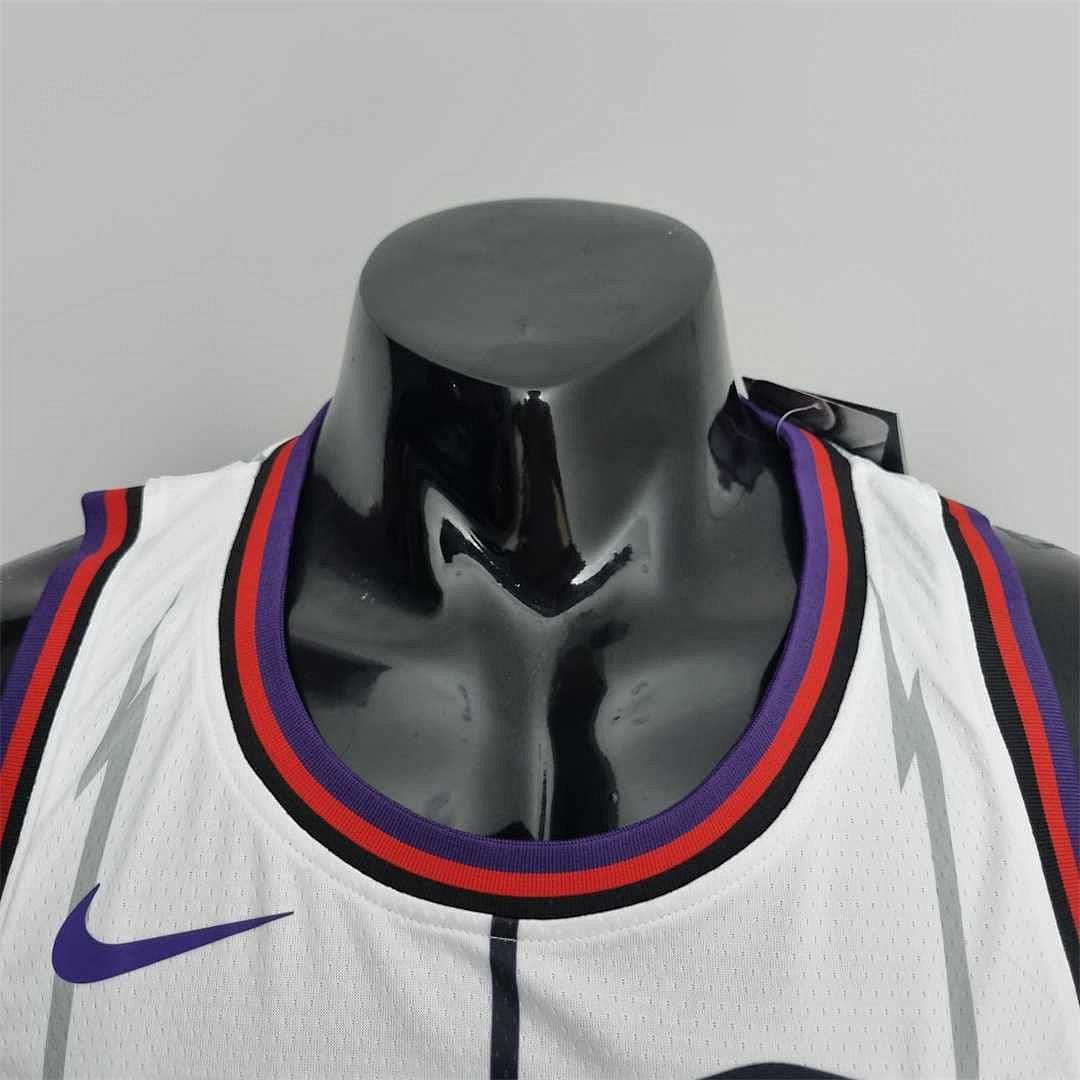 Toronto Raptors CARTER #15 White NBA Jersey 6