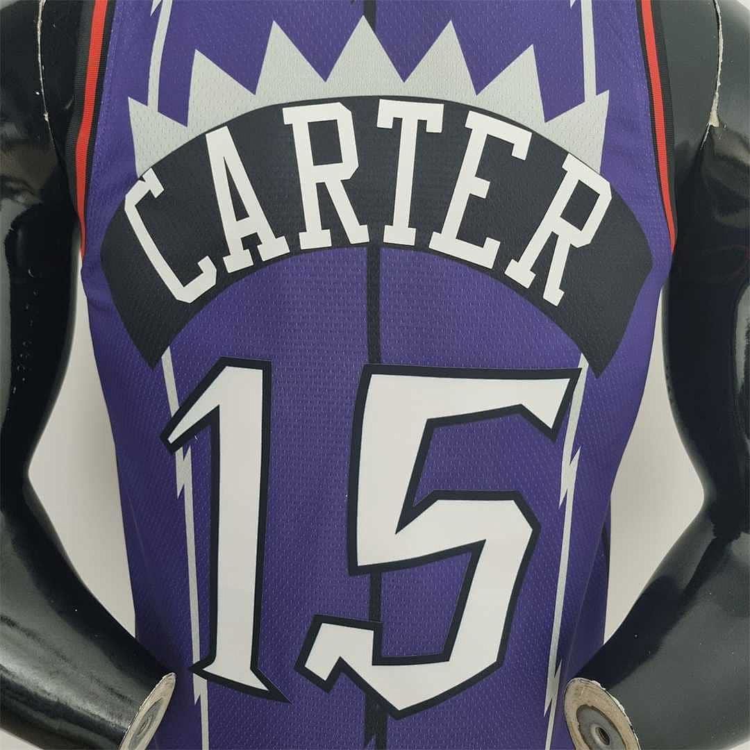 Toronto Raptors CARTER#15 morado NBA camiseta 3