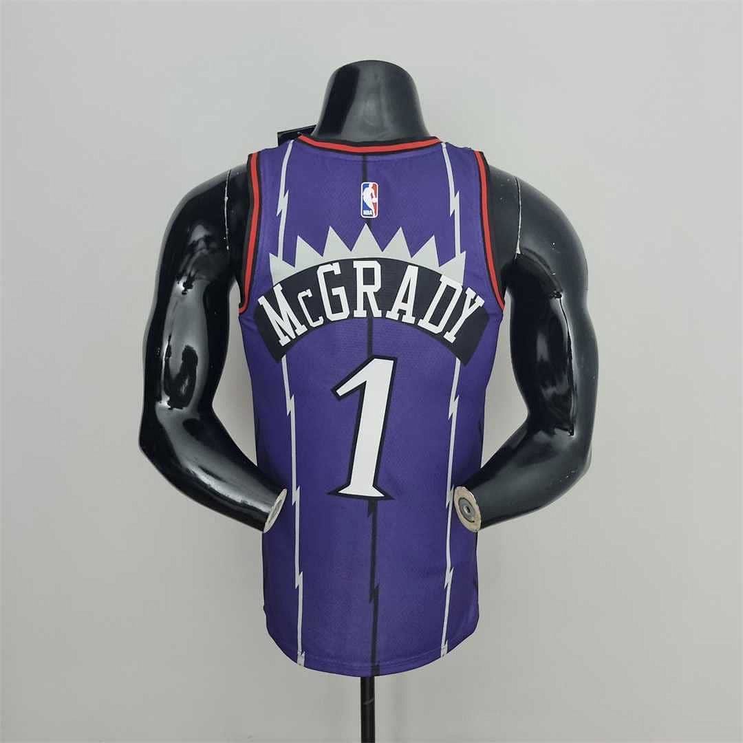Toronto Raptors McGRADY#1 Purple NBA Jersey 7