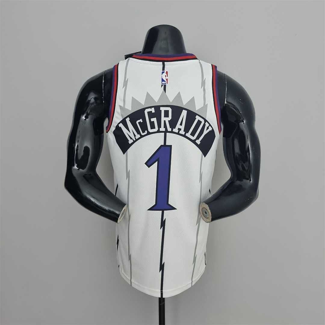 Toronto Raptors McGRADY#1 White NBA Jersey 2