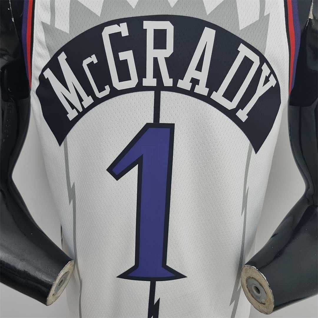 Toronto Raptors McGRADY#1 White NBA Jersey 3