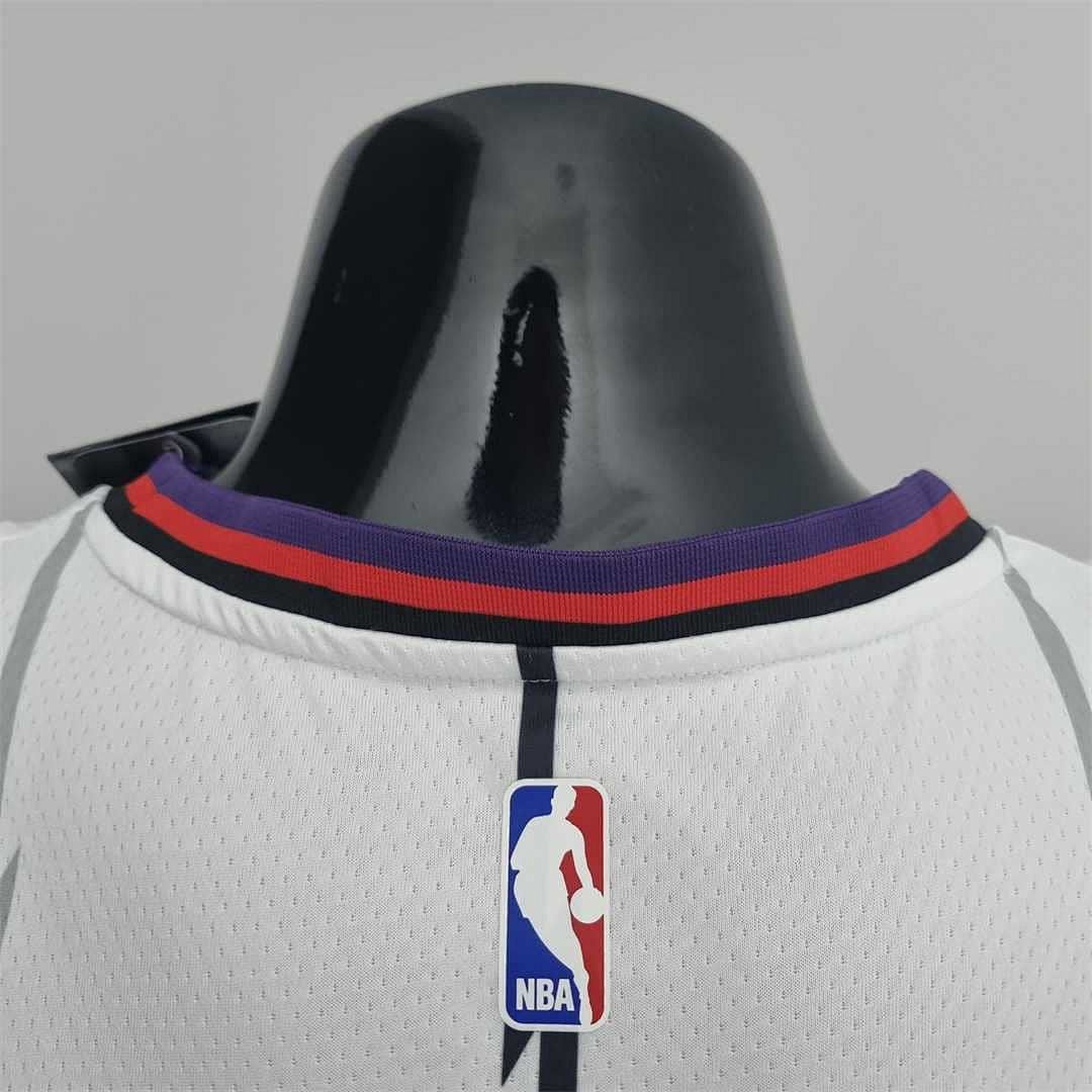 Toronto Raptors McGRADY#1 White NBA Jersey 4