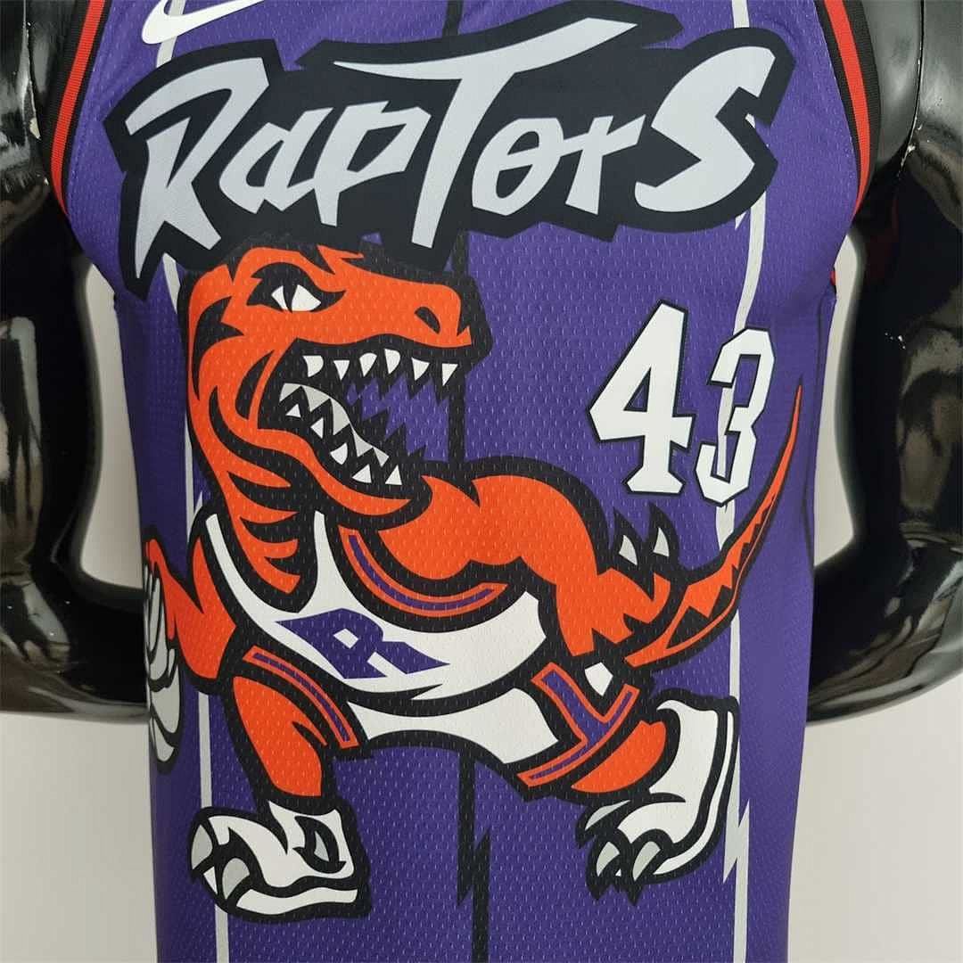 Toronto Raptors SIAKAM #43 Purple NBA Jersey 2