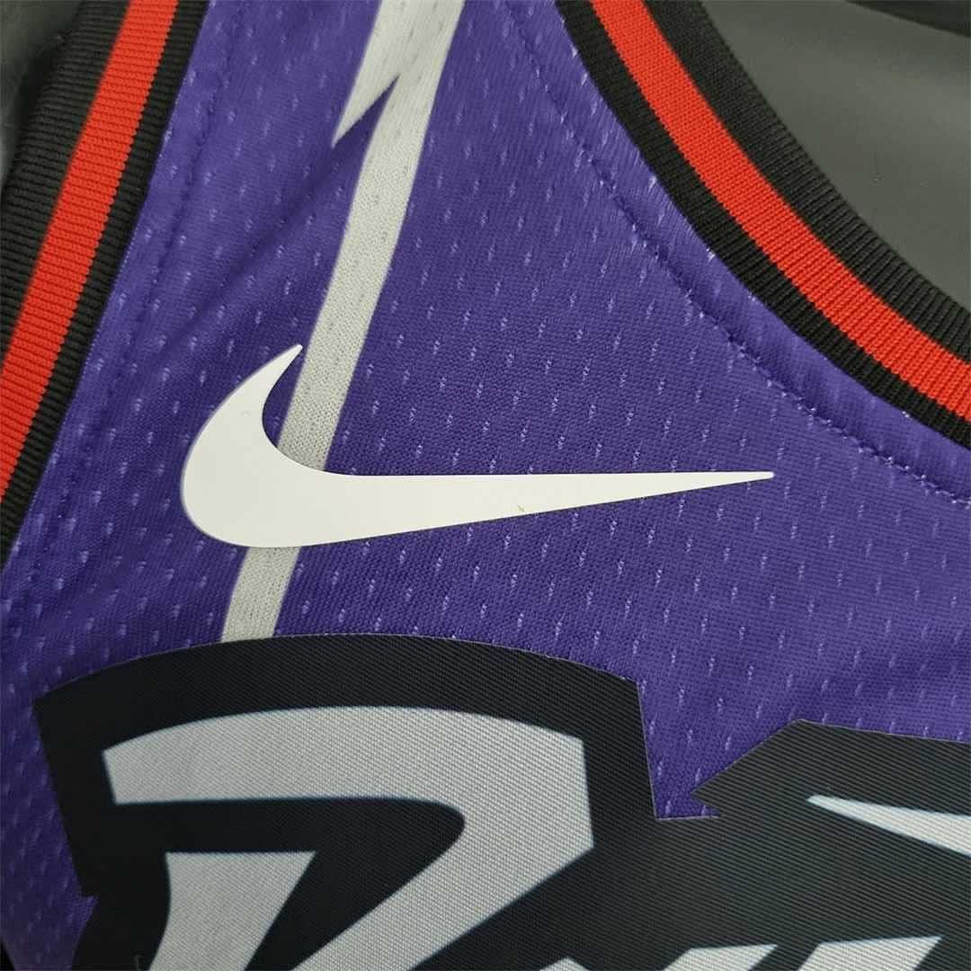 Toronto Raptors SIAKAM #43 Purple NBA Jersey 4