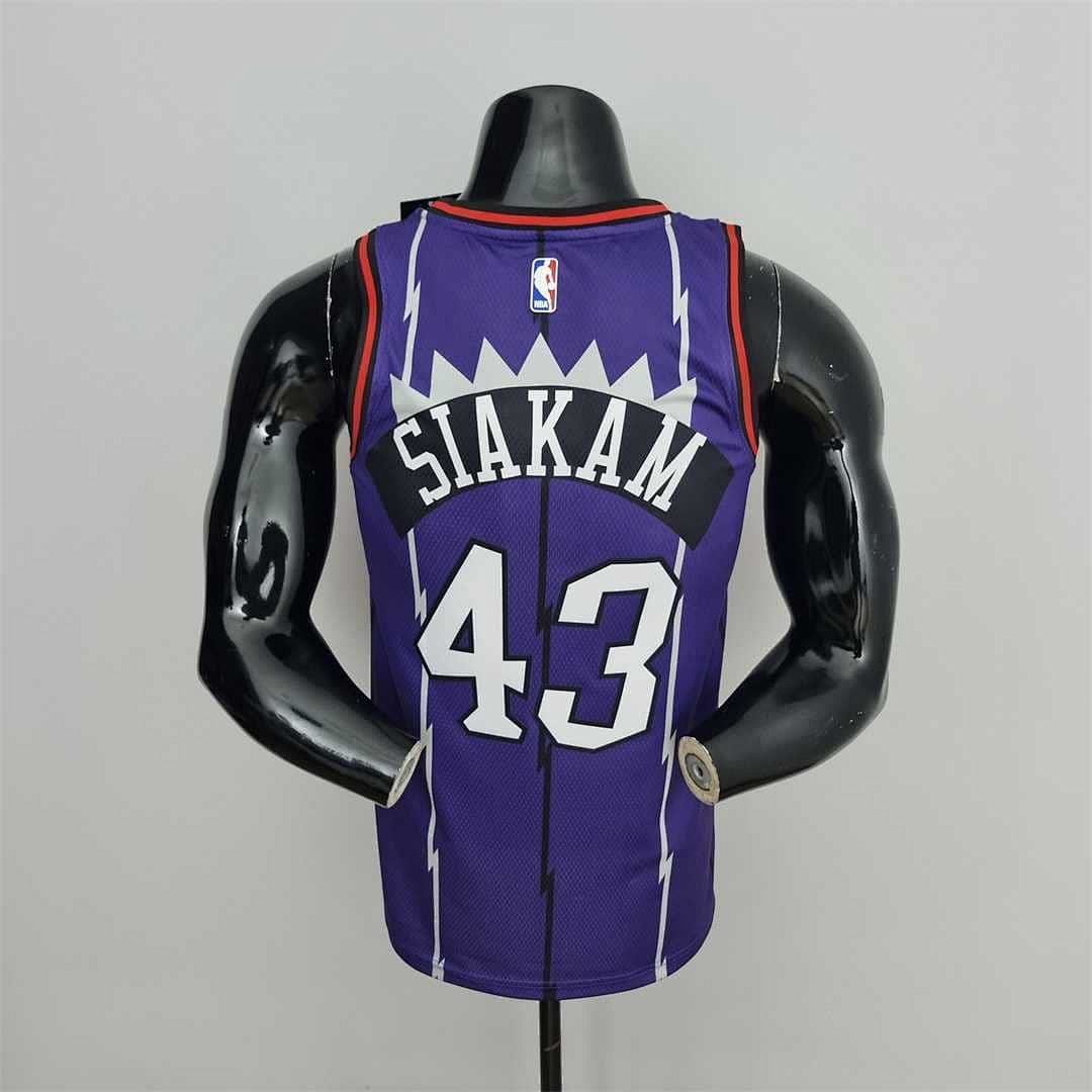 Toronto Raptors SIAKAM #43 Purple NBA Jersey 8