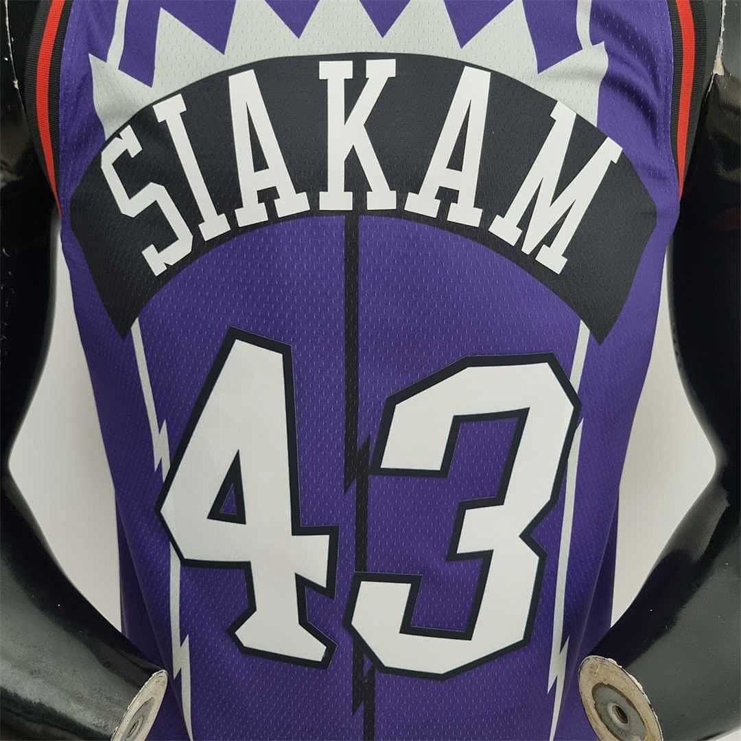 Toronto Raptors SIAKAM #43 Purple NBA Jersey 9