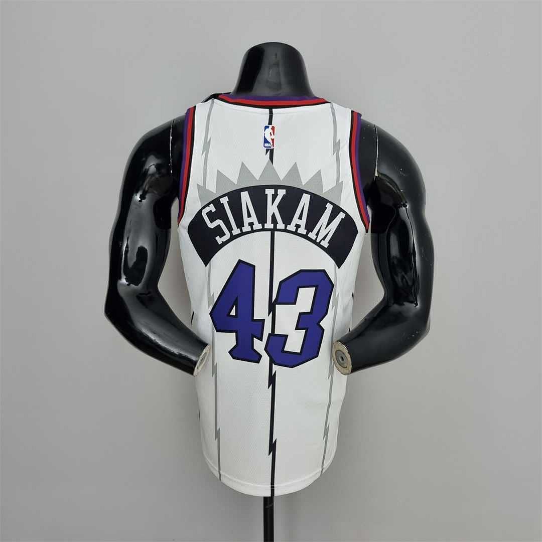 Toronto Raptors SIAKAM #43 White NBA Jersey 2