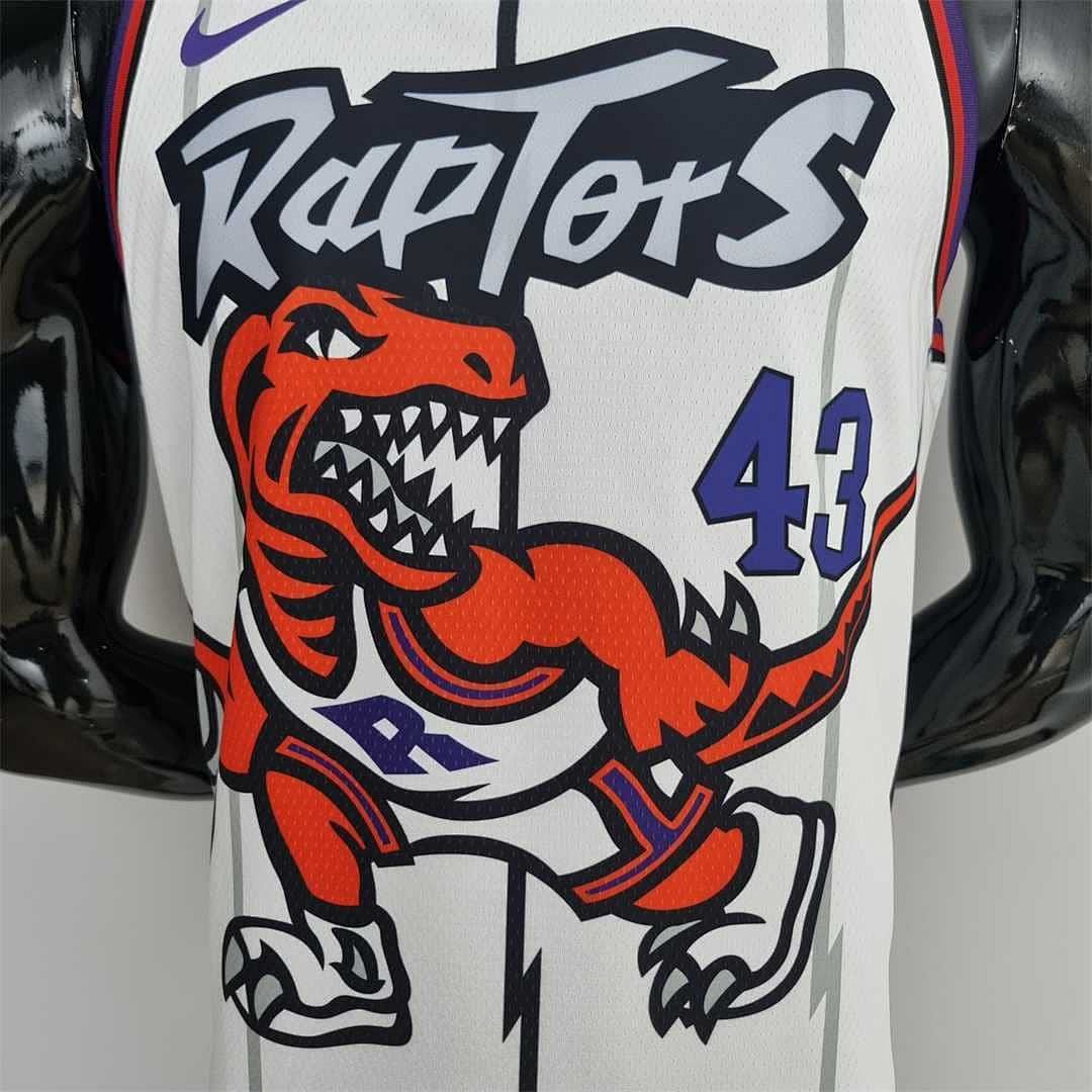 Toronto Raptors SIAKAM #43 White NBA Jersey 5