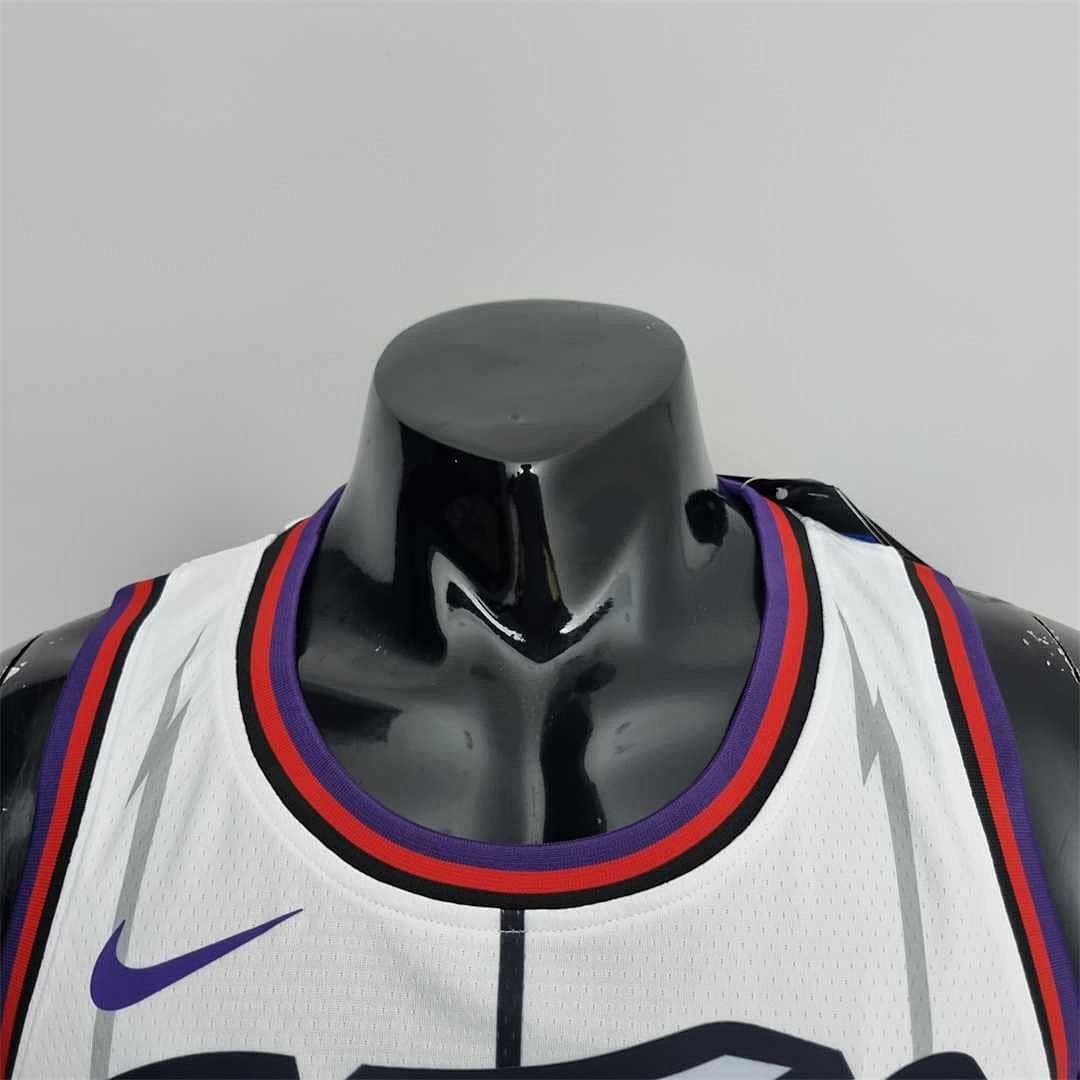 Toronto Raptors SIAKAM #43 White NBA Jersey 6