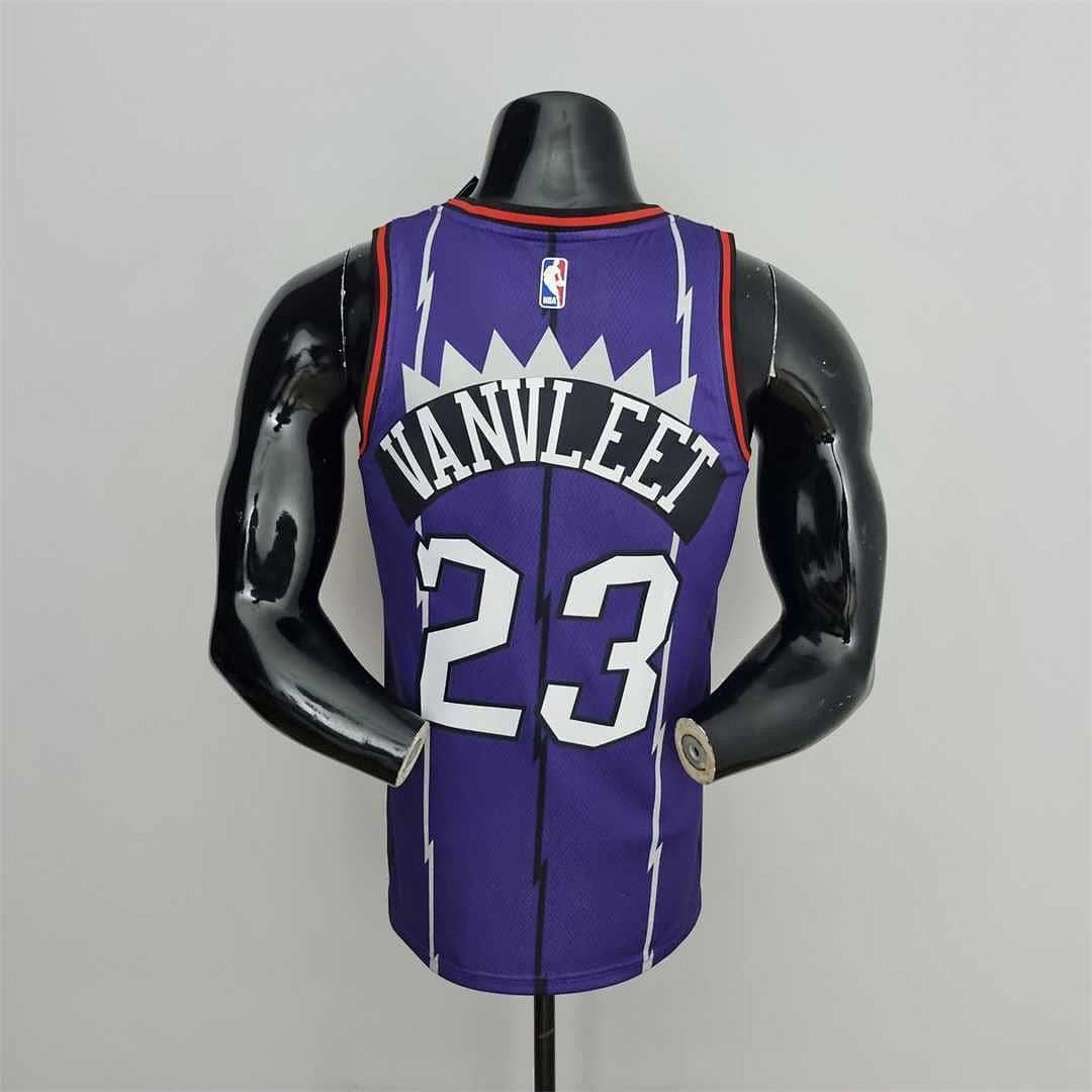Toronto Raptors VANVLEET#23 Purple NBA Jersey 2