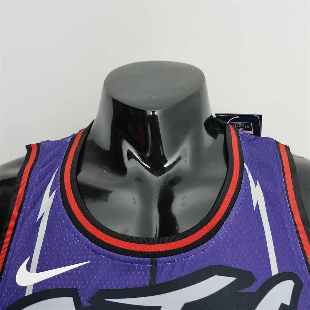 Toronto Raptors VANVLEET#23 Purple NBA Jersey 5