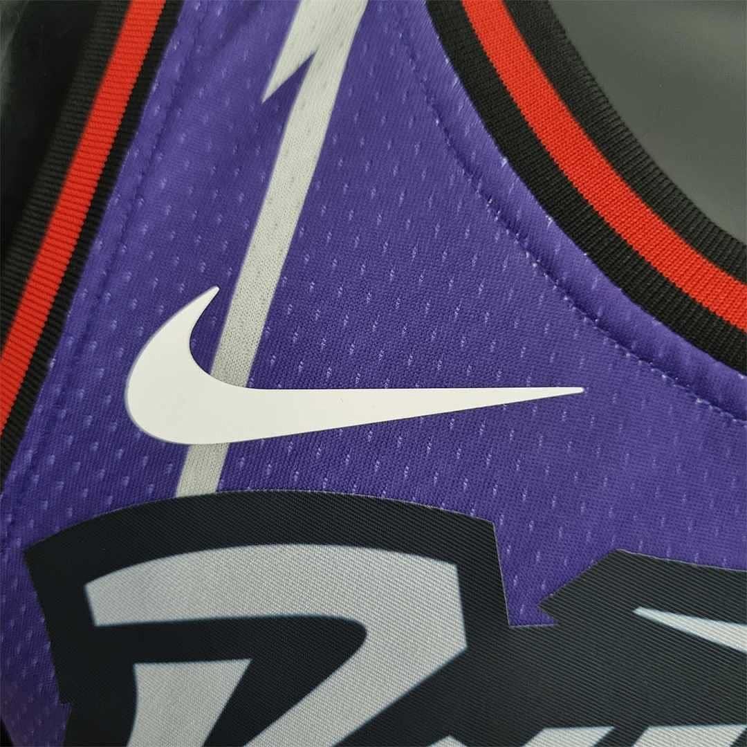 Toronto Raptors VANVLEET#23 Purple NBA Jersey 6