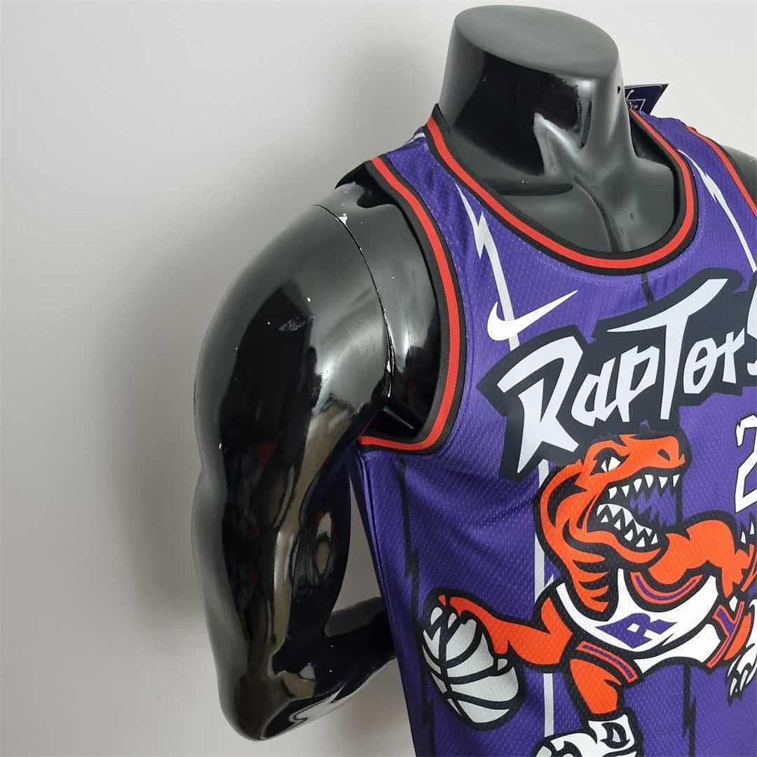 Toronto Raptors VANVLEET#23 Purple NBA Jersey 7
