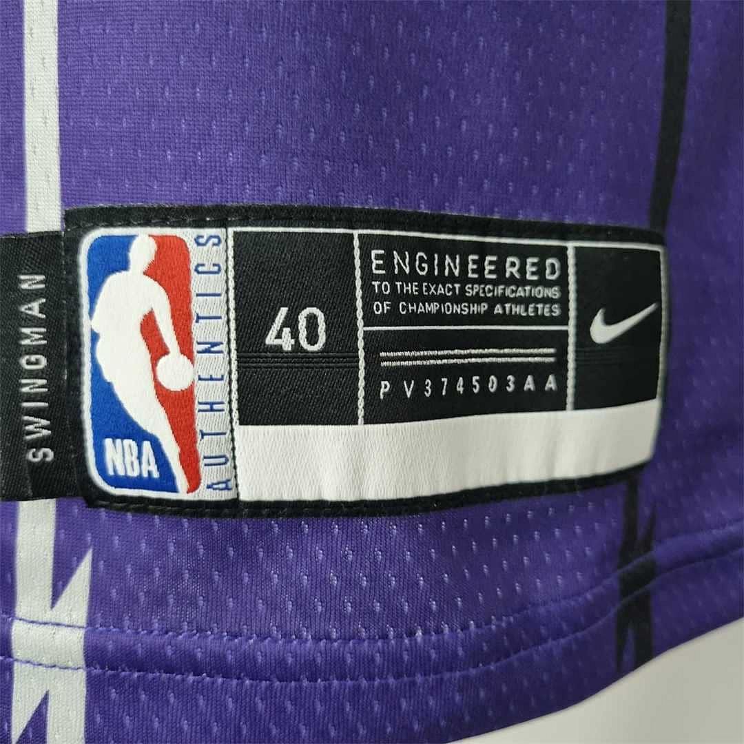 Toronto Raptors VANVLEET#23 Purple NBA Jersey 8