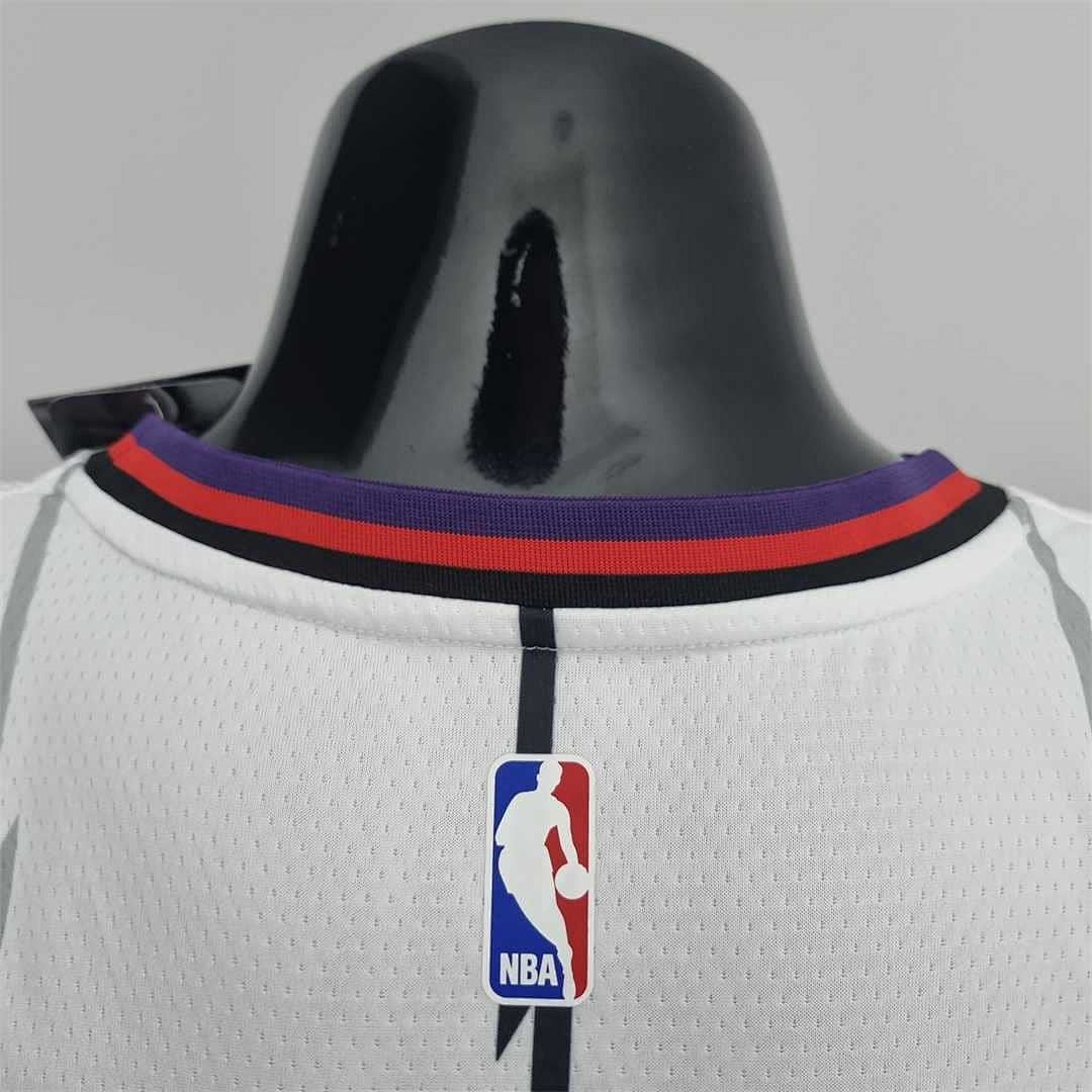 Toronto Raptors VANVLEET#23 White NBA Jersey 10