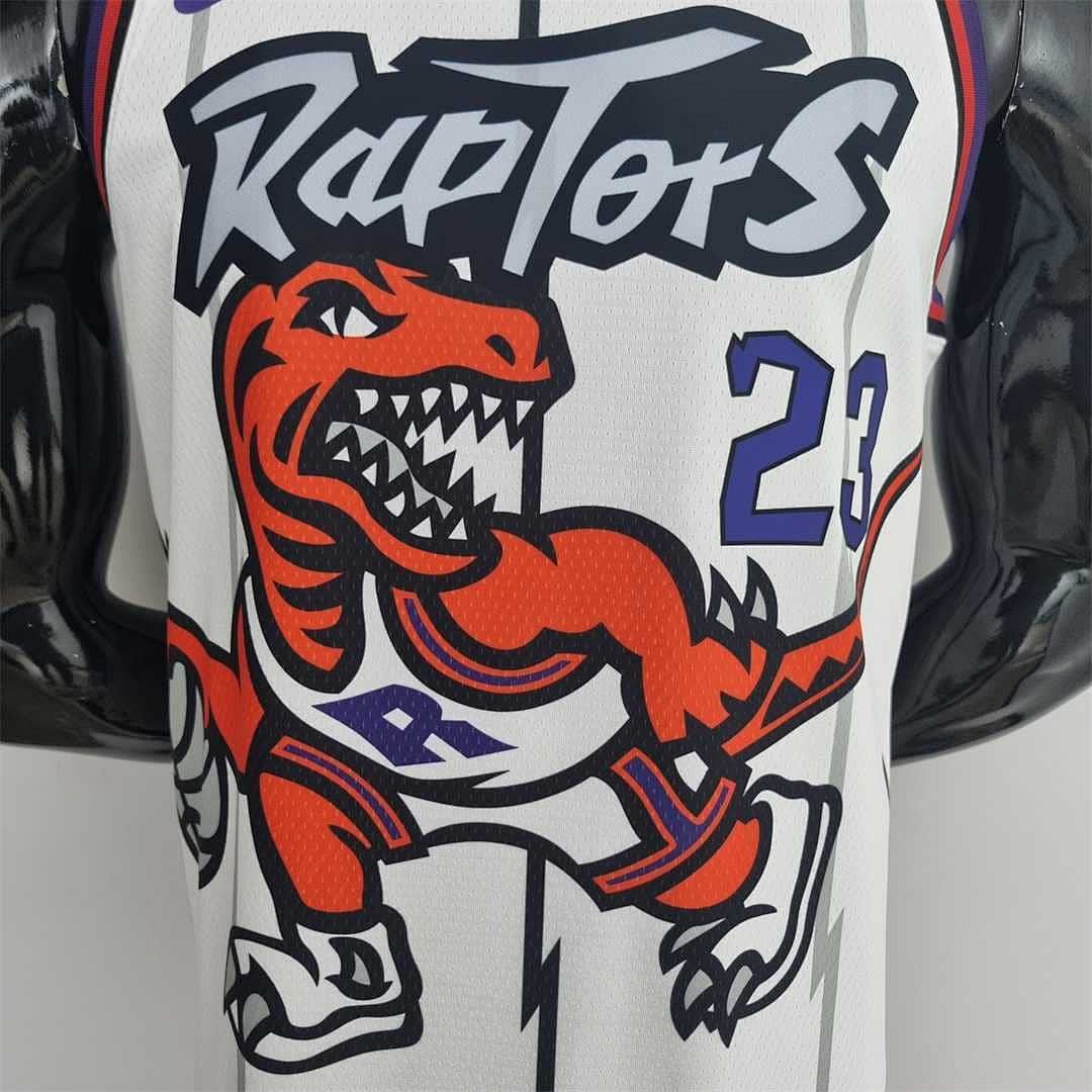 Toronto Raptors VANVLEET#23 White NBA Jersey 4