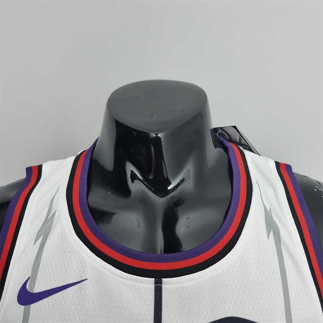 Toronto Raptors VANVLEET#23 White NBA Jersey 5