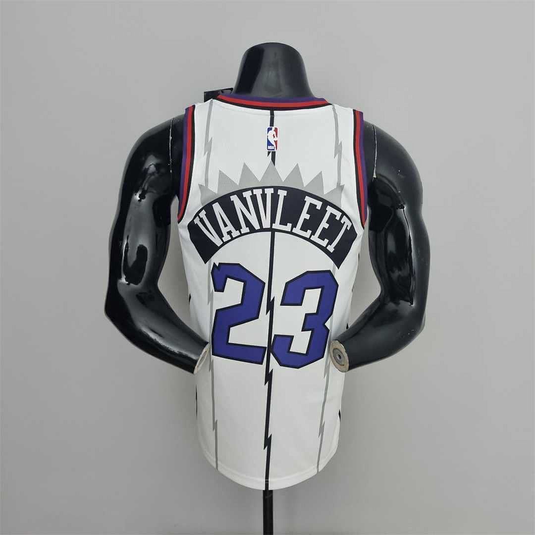 Toronto Raptors VANVLEET#23 White NBA Jersey 8
