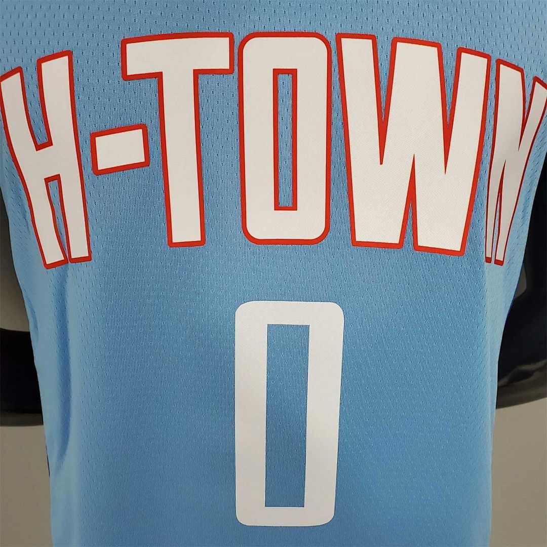 WESTBROOK#0 2021 Rockets City Edition Blue 8