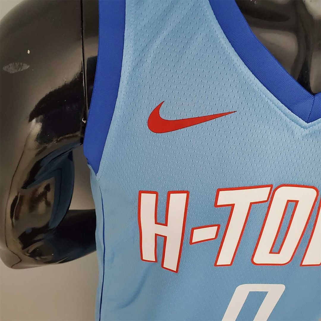 WESTBROOK#0 2021 Rockets City Edition Blue 9