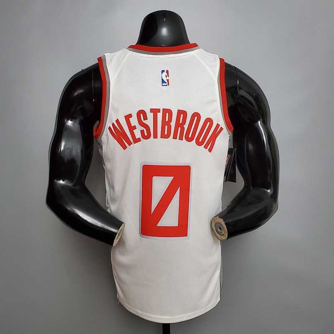 WESTBROOK#0 Rockets City Edition White 3
