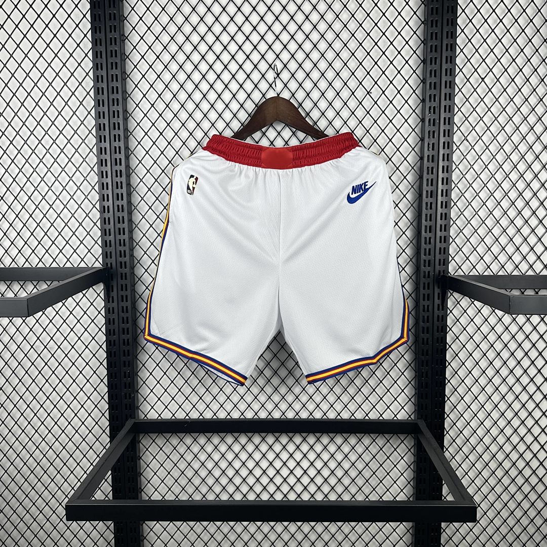 2025 Golden State Warriors Shorts Retro NBA Jersey