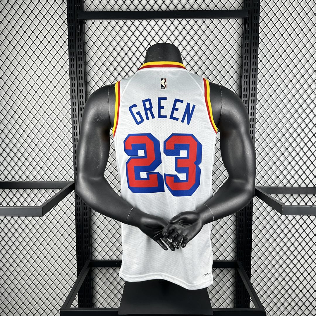 2025 Golden State Warriors Green #23 Retro NBA Jersey 10
