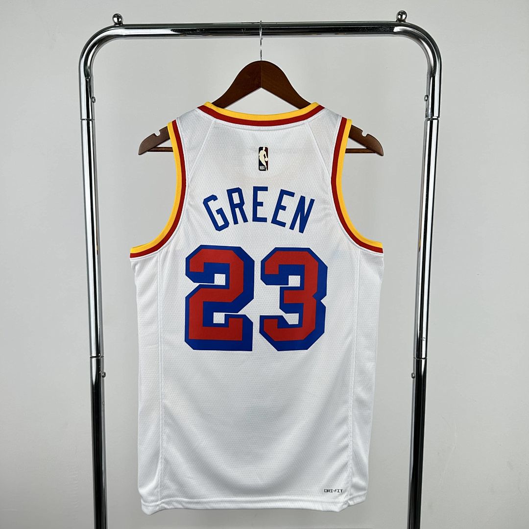2025 Golden State Warriors Green #23 Retro NBA Jersey 11