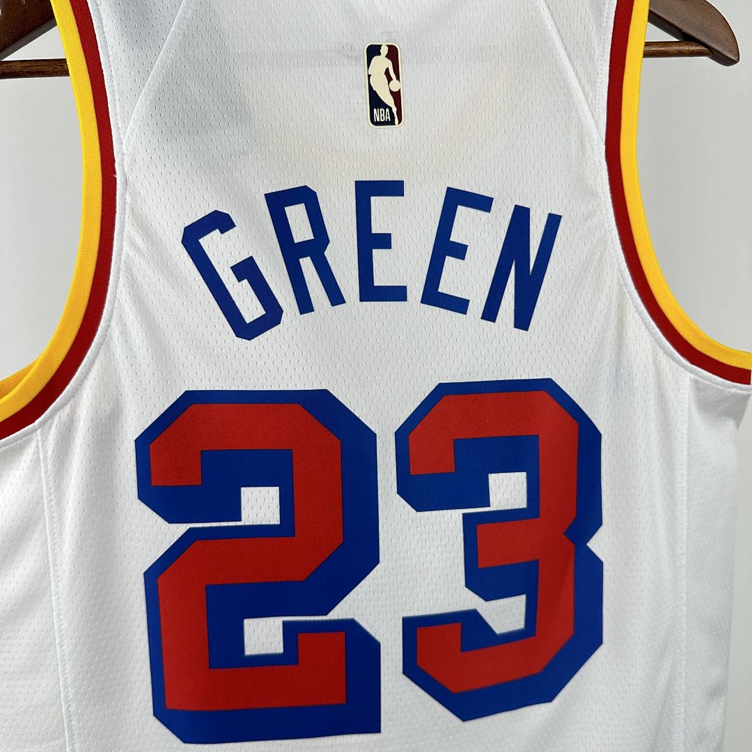 2025 Golden State Warriors Green #23 Retro NBA Jersey 3