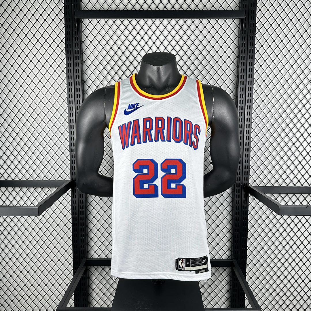 2025 Golden State Warriors Wiggins #22 Retro NBA Jersey
