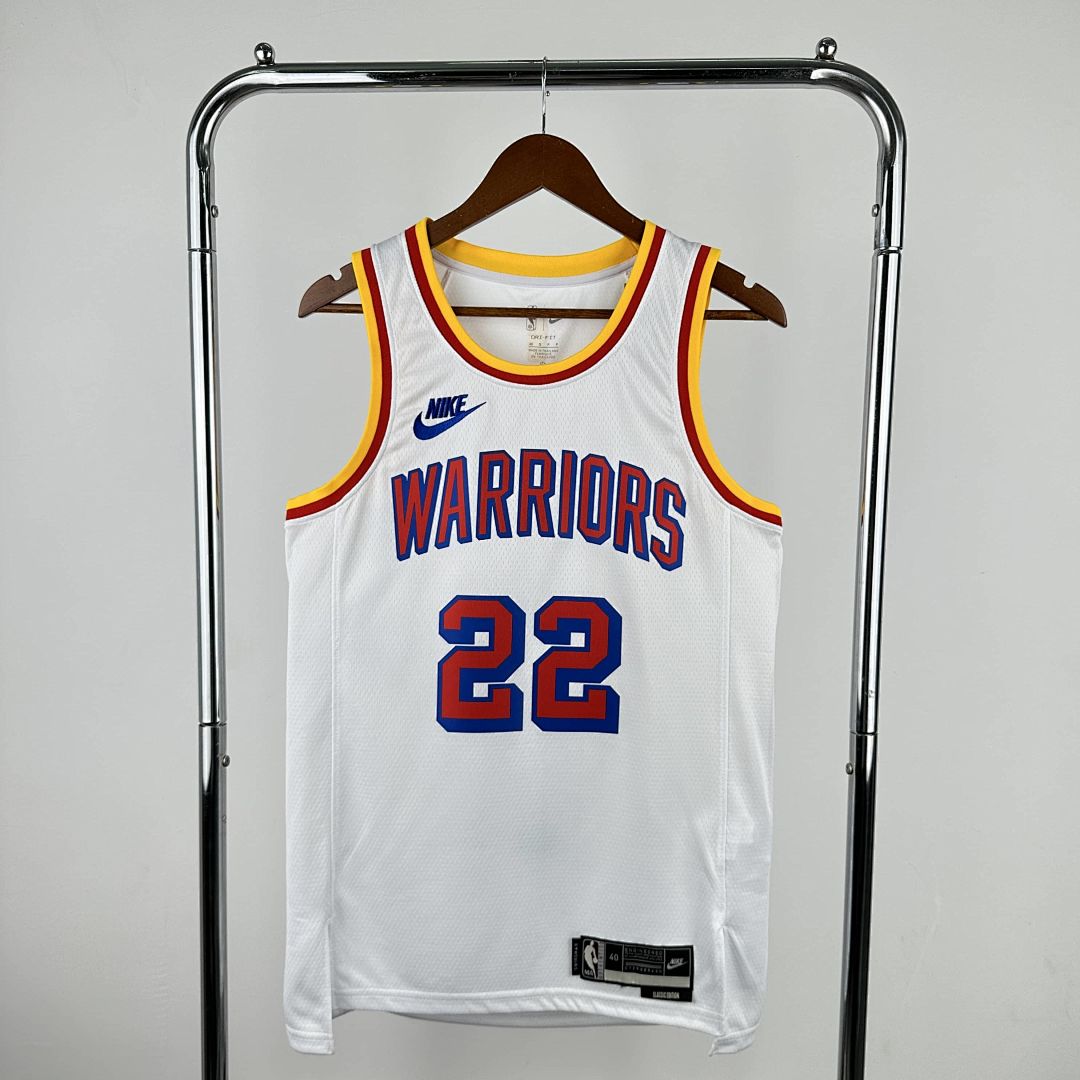 2025 Golden State Warriors Wiggins #22 Retro NBA Jersey 8