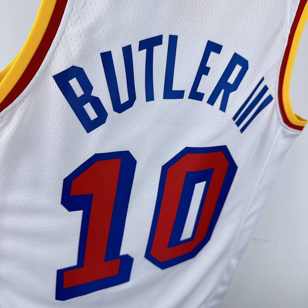 2025 Golden State Warriors Butler ___ #10 Retro NBA Jersey 4