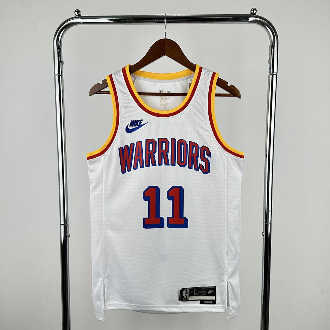2025 Golden State Warriors Thompson #11 Retro NBA Jersey 12