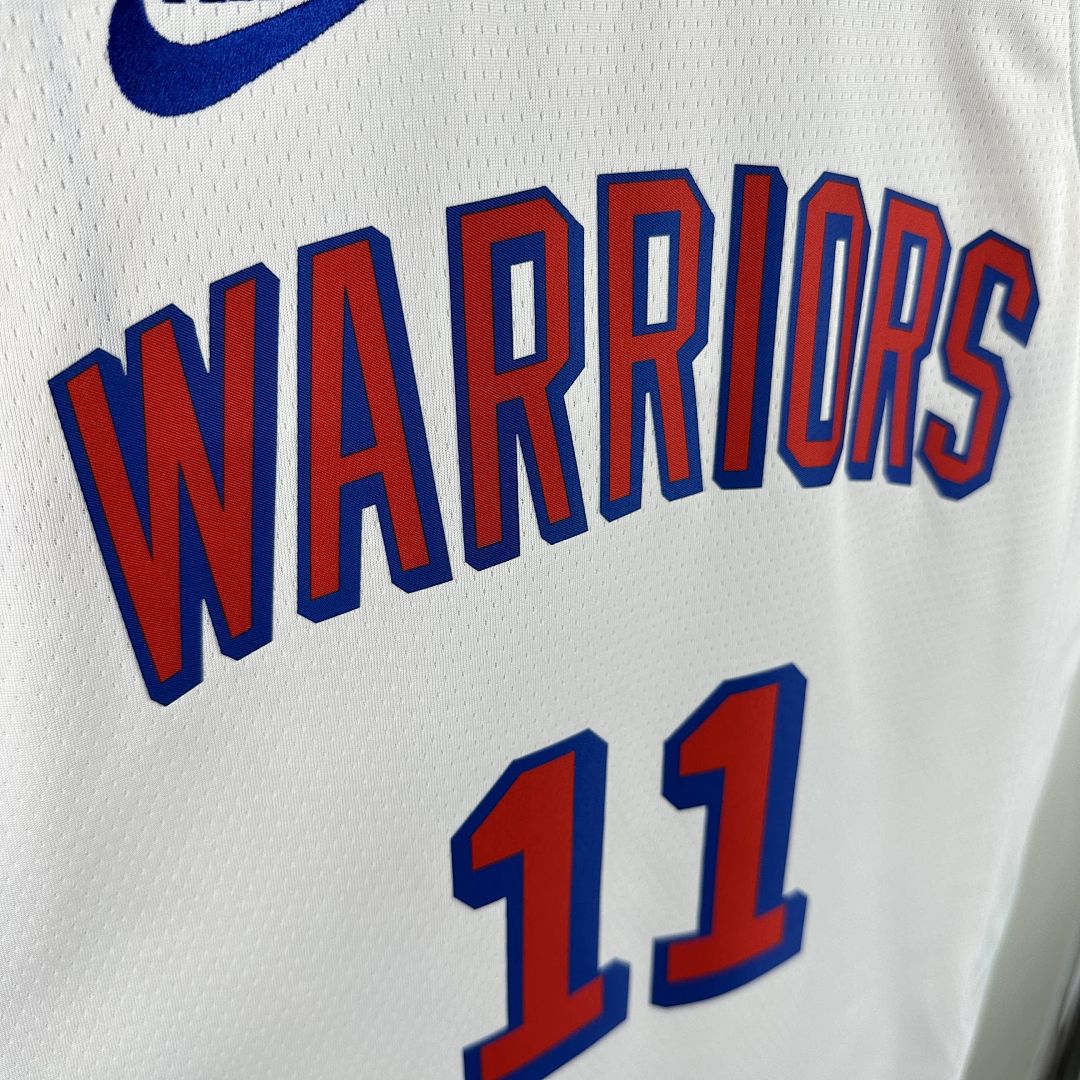 2025 Golden State Warriors Thompson #11 Retro NBA Jersey 6