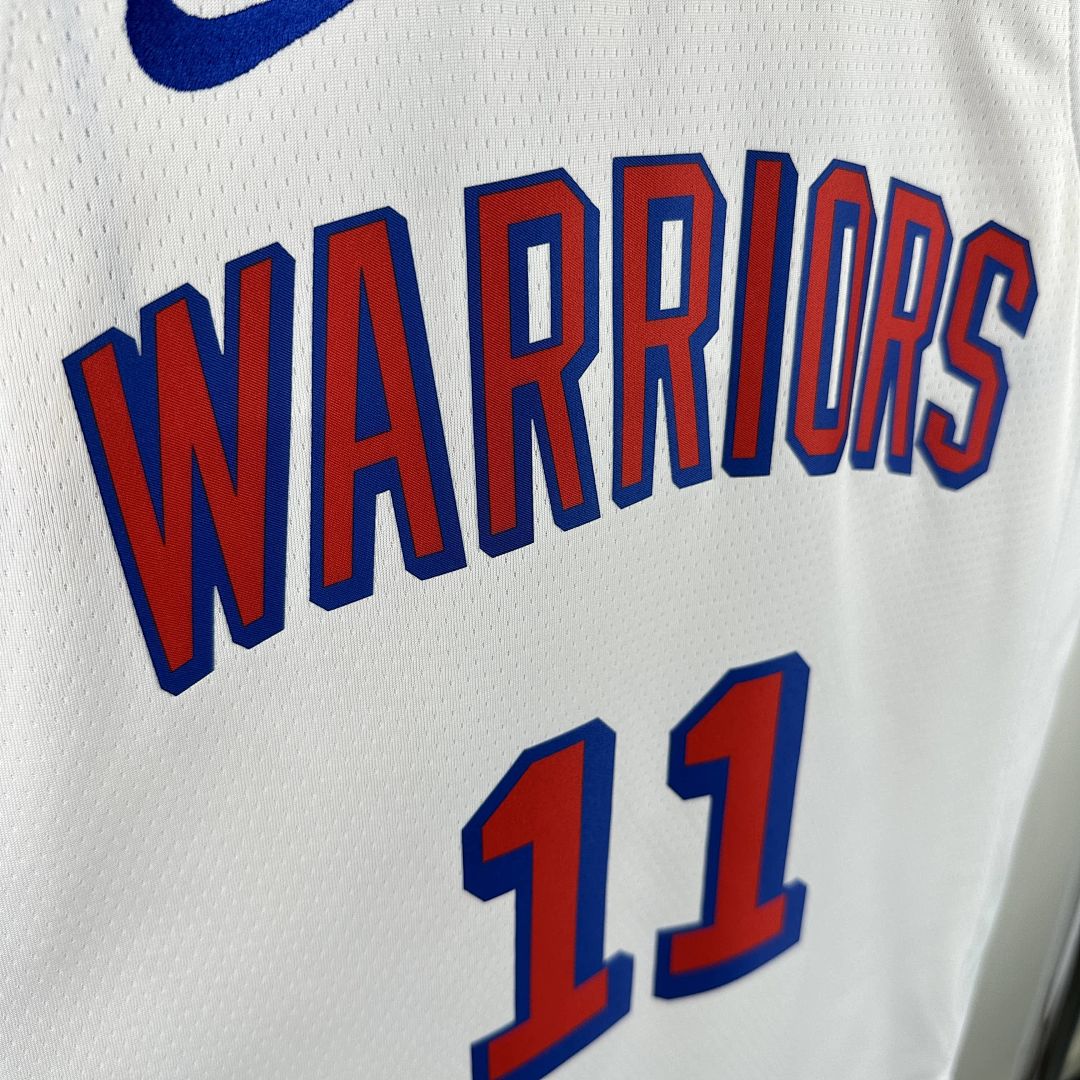 2025 Golden State Warriors Thompson #11 Retro NBA Jersey 7