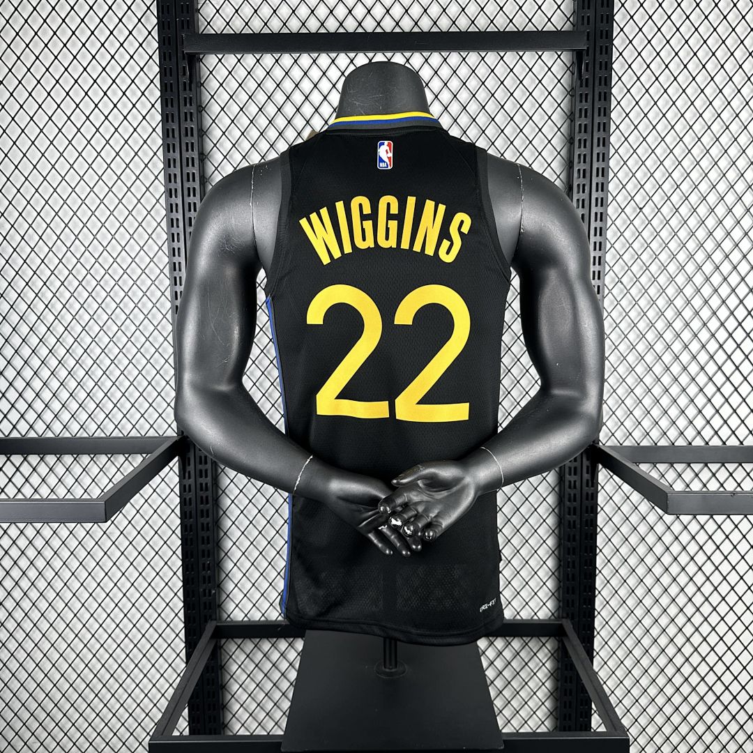 2025 Golden State Warriors Wiggins #22 Statement Edition NBA Jersey 2