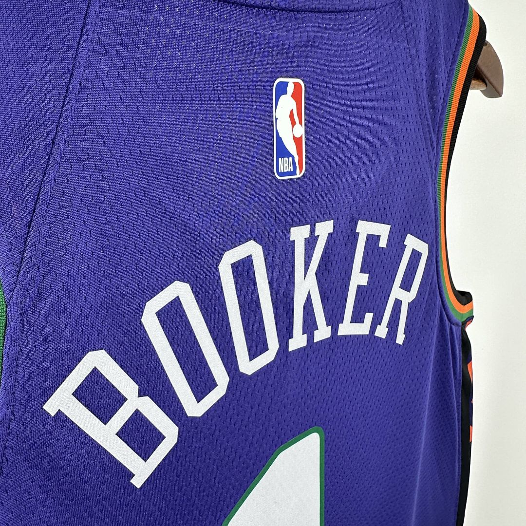 2025 Phoenix Suns Booker #1 City Edition NBA Jersey 4