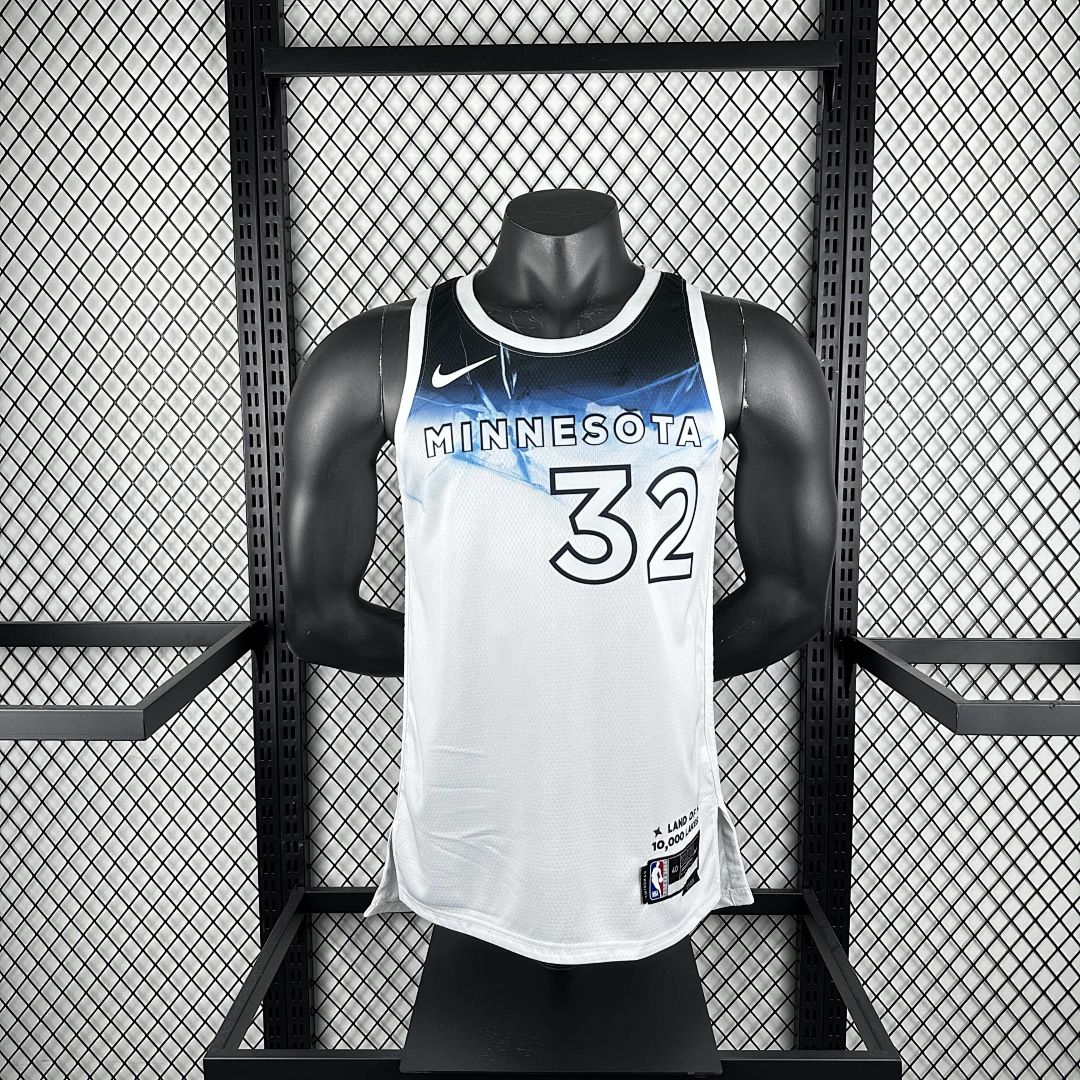 2025 Minnesota Timberwolves Towns #32 City Edition NBA Jersey