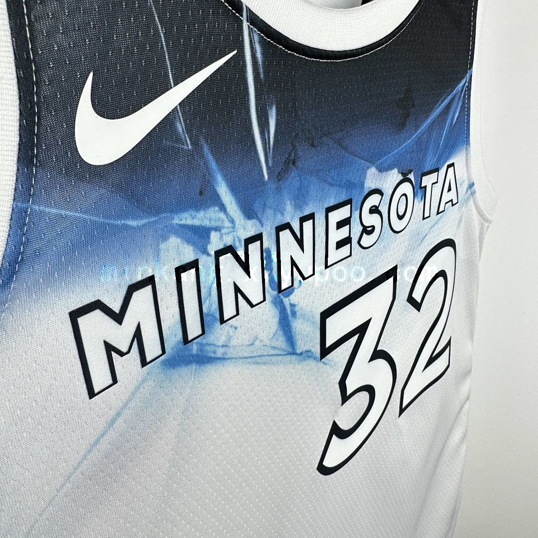 2025 Minnesota Timberwolves Towns #32 City Edition NBA Jersey 8