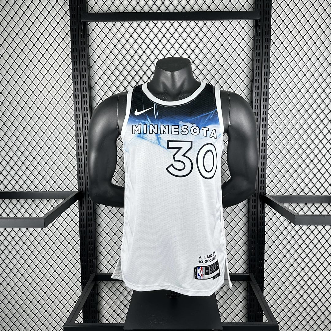 2025 Minnesota Timberwolves Randle #30 City Edition NBA Jersey